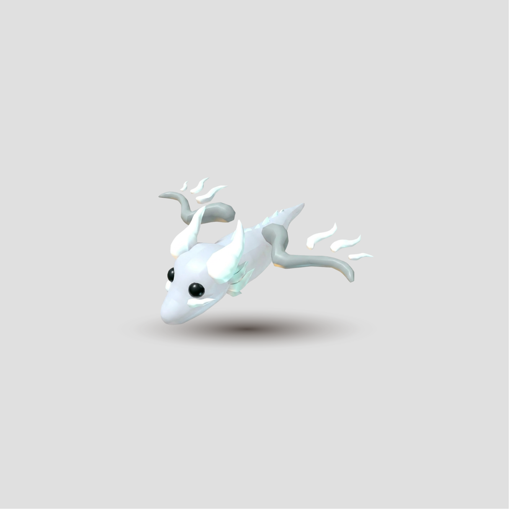 Dragón Fantasma Blanco de Halloween